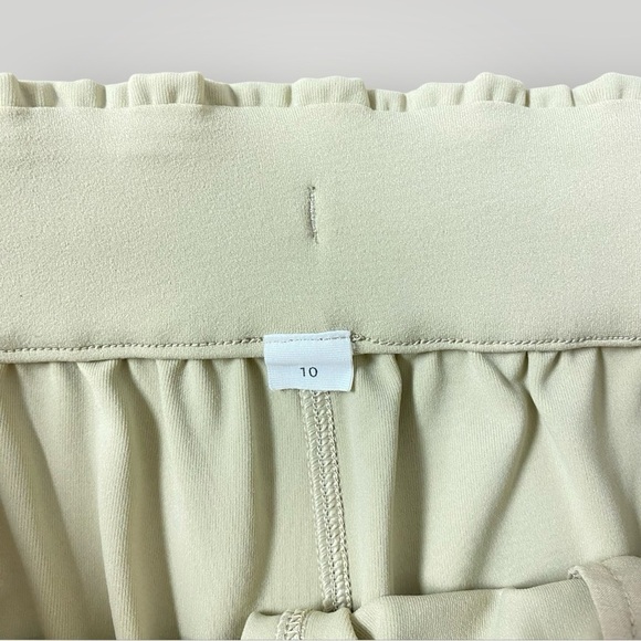 Lululemon Stretch High-Rise Cropped Pant 23" Tan Sz 10 - Picture 7 of 13